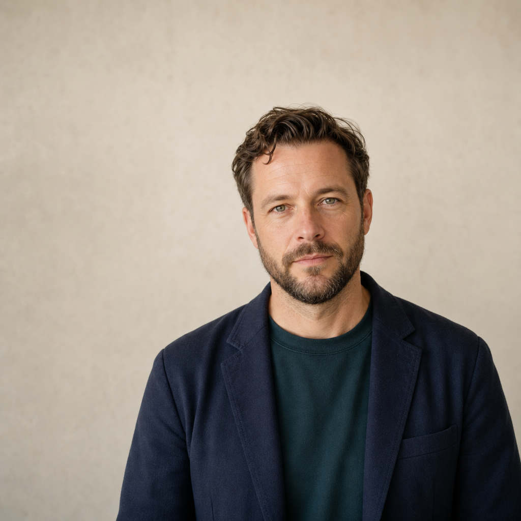 Portret van Elon, vast aanspreekpunt voor intake, analyse en oplevering.